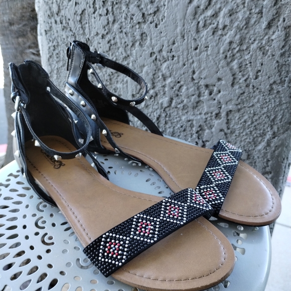 CARLOS SANTANA SIENA SANDALS - Size 8.5 - Picture 1 of 12